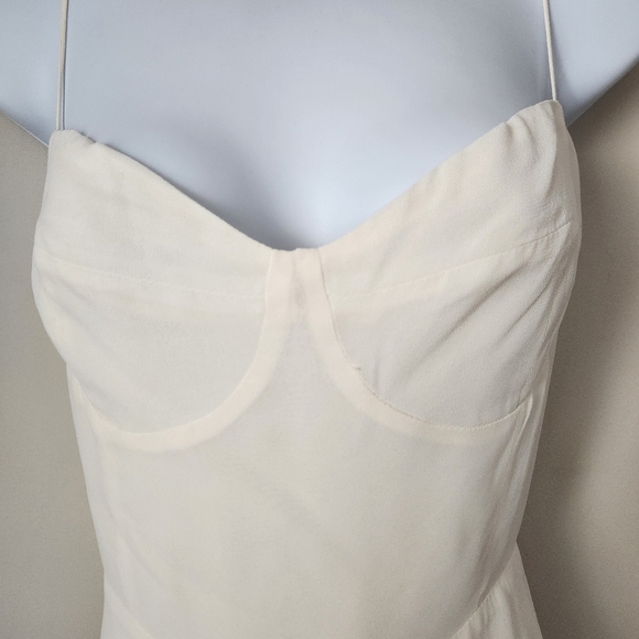NWOT Reformation | Melita Bridal Wedding Maxi Dress Gown in Ivory - Size 10 - Picture 6 of 16